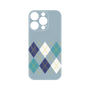 プレミアムパネル with MagSafe［ Nordic Argyle - Blue ］