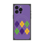 プレミアムパネル with MagSafe［ Nordic Argyle - Purple ］