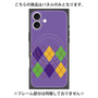 プレミアムパネル with MagSafe［ Nordic Argyle - Purple ］