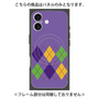プレミアムパネル with MagSafe［ Nordic Argyle - Purple ］