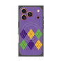 プレミアムパネル with MagSafe［ Nordic Argyle - Purple ］