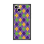 プレミアムパネル with MagSafe［ Argyle - Purple ］
