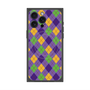 プレミアムパネル with MagSafe［ Argyle - Purple ］