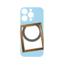 プレミアムパネル with MagSafe［ Photo Frame - Light Blue ］