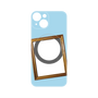 プレミアムパネル with MagSafe［ Photo Frame - Light Blue ］