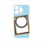 プレミアムパネル with MagSafe［ Photo Frame - Light Blue ］