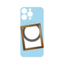 プレミアムパネル with MagSafe［ Photo Frame - Light Blue ］