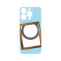 プレミアムパネル with MagSafe［ Photo Frame - Light Blue ］