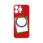 プレミアムパネル with MagSafe［ Photo Frame - Red ］