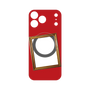 プレミアムパネル with MagSafe［ Photo Frame - Red ］