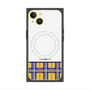 プレミアムパネル with MagSafe［ CASEPLAY Tartan Check - Yellow ］