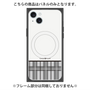 プレミアムパネル with MagSafe［ CASEPLAY Tartan Check - Gray ］