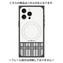 プレミアムパネル with MagSafe［ CASEPLAY Tartan Check - Gray ］