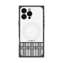 プレミアムパネル with MagSafe［ CASEPLAY Tartan Check - Gray ］
