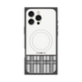 プレミアムパネル with MagSafe［ CASEPLAY Tartan Check - Gray ］
