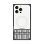 プレミアムパネル with MagSafe［ CASEPLAY Tartan Check - Gray ］