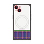 プレミアムパネル with MagSafe［ CASEPLAY Tartan Check - Purple ］
