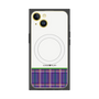 プレミアムパネル with MagSafe［ CASEPLAY Tartan Check - Purple ］