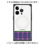 プレミアムパネル with MagSafe［ CASEPLAY Tartan Check - Purple ］