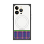 プレミアムパネル with MagSafe［ CASEPLAY Tartan Check - Purple ］