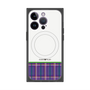 プレミアムパネル with MagSafe［ CASEPLAY Tartan Check - Purple ］