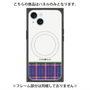 プレミアムパネル with MagSafe［ CASEPLAY Tartan Check - Purple ］