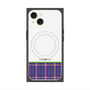 プレミアムパネル with MagSafe［ CASEPLAY Tartan Check - Purple ］