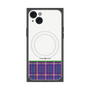 プレミアムパネル with MagSafe［ CASEPLAY Tartan Check - Purple ］
