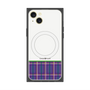プレミアムパネル with MagSafe［ CASEPLAY Tartan Check - Purple ］