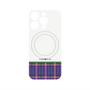 プレミアムパネル with MagSafe［ CASEPLAY Tartan Check - Purple ］