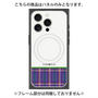 プレミアムパネル with MagSafe［ CASEPLAY Tartan Check - Purple ］