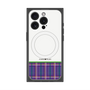 プレミアムパネル with MagSafe［ CASEPLAY Tartan Check - Purple ］