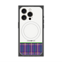 プレミアムパネル with MagSafe［ CASEPLAY Tartan Check - Purple ］