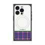 プレミアムパネル with MagSafe［ CASEPLAY Tartan Check - Purple ］