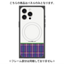 プレミアムパネル with MagSafe［ CASEPLAY Tartan Check - Purple ］