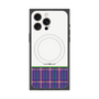 プレミアムパネル with MagSafe［ CASEPLAY Tartan Check - Purple ］
