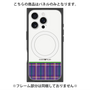 プレミアムパネル with MagSafe［ CASEPLAY Tartan Check - Purple ］