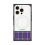プレミアムパネル with MagSafe［ CASEPLAY Tartan Check - Purple ］