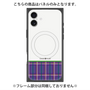 プレミアムパネル with MagSafe［ CASEPLAY Tartan Check - Purple ］