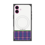 プレミアムパネル with MagSafe［ CASEPLAY Tartan Check - Purple ］