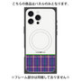 プレミアムパネル with MagSafe［ CASEPLAY Tartan Check - Purple ］