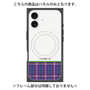 プレミアムパネル with MagSafe［ CASEPLAY Tartan Check - Purple ］