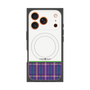 プレミアムパネル with MagSafe［ CASEPLAY Tartan Check - Purple ］
