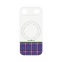 プレミアムパネル with MagSafe［ CASEPLAY Tartan Check - Purple ］