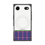 プレミアムパネル with MagSafe［ CASEPLAY Tartan Check - Purple ］