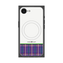 プレミアムパネル with MagSafe［ CASEPLAY Tartan Check - Purple ］