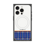 プレミアムパネル with MagSafe［ CASEPLAY Tartan Check - Blue ］