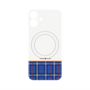 プレミアムパネル with MagSafe［ CASEPLAY Tartan Check - Blue ］