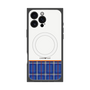 プレミアムパネル with MagSafe［ CASEPLAY Tartan Check - Blue ］