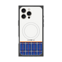 プレミアムパネル with MagSafe［ CASEPLAY Tartan Check - Blue ］